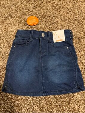 Gymboree Girls Navy Blue Denim Skirt